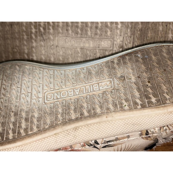 Billabong Cruiser Floral Print‎ Canvas Slip On Shoes Women's Size 7.5 - Picture 4 of 6